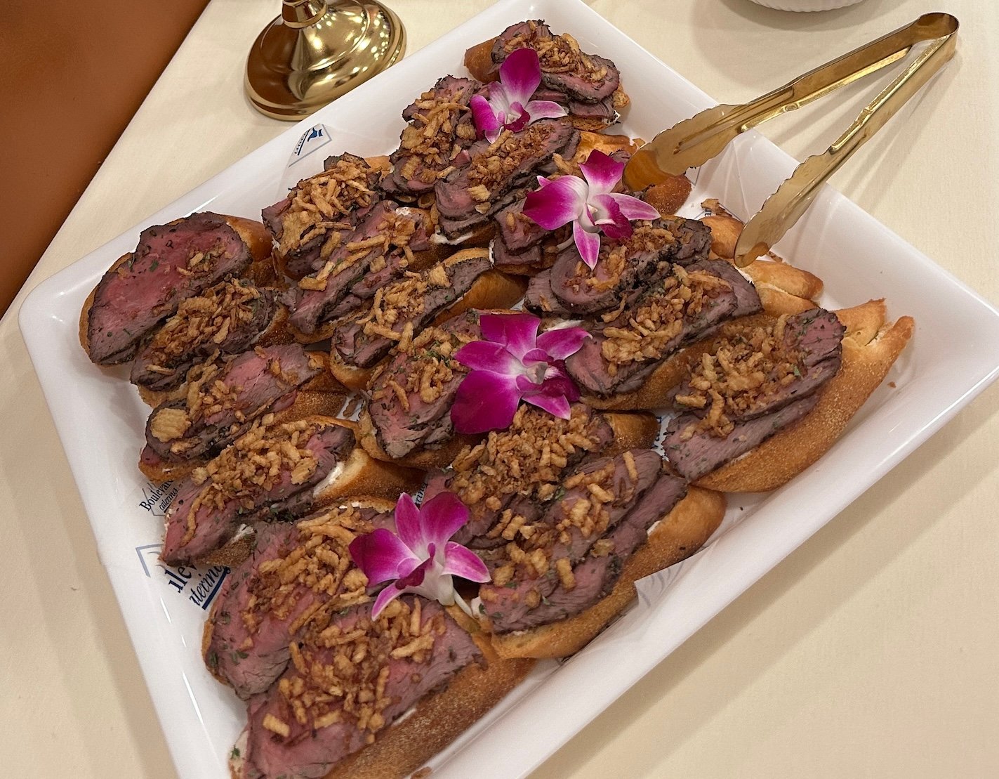 Beef Medallion Crostini