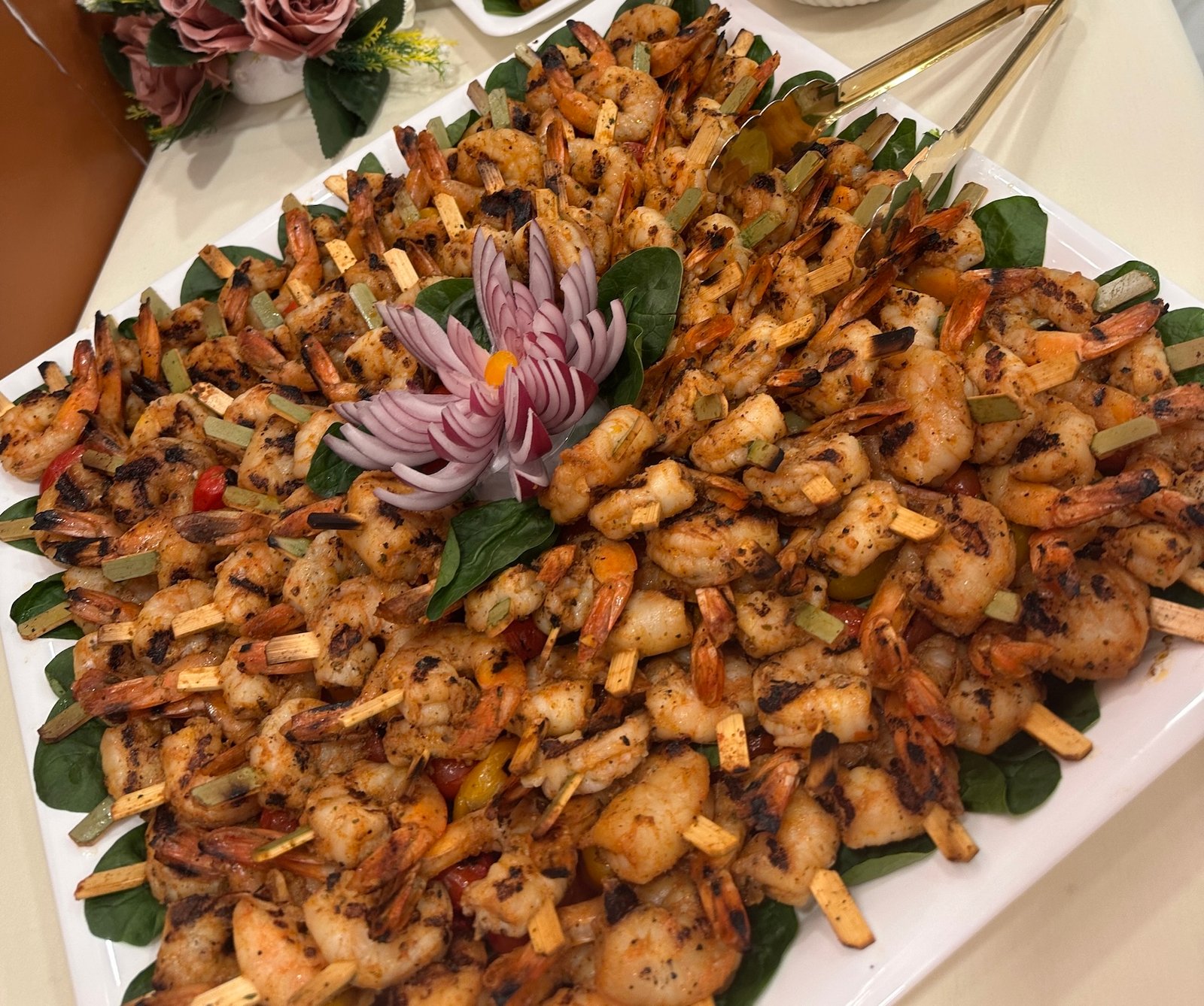 Glazed Shrimp Skewers